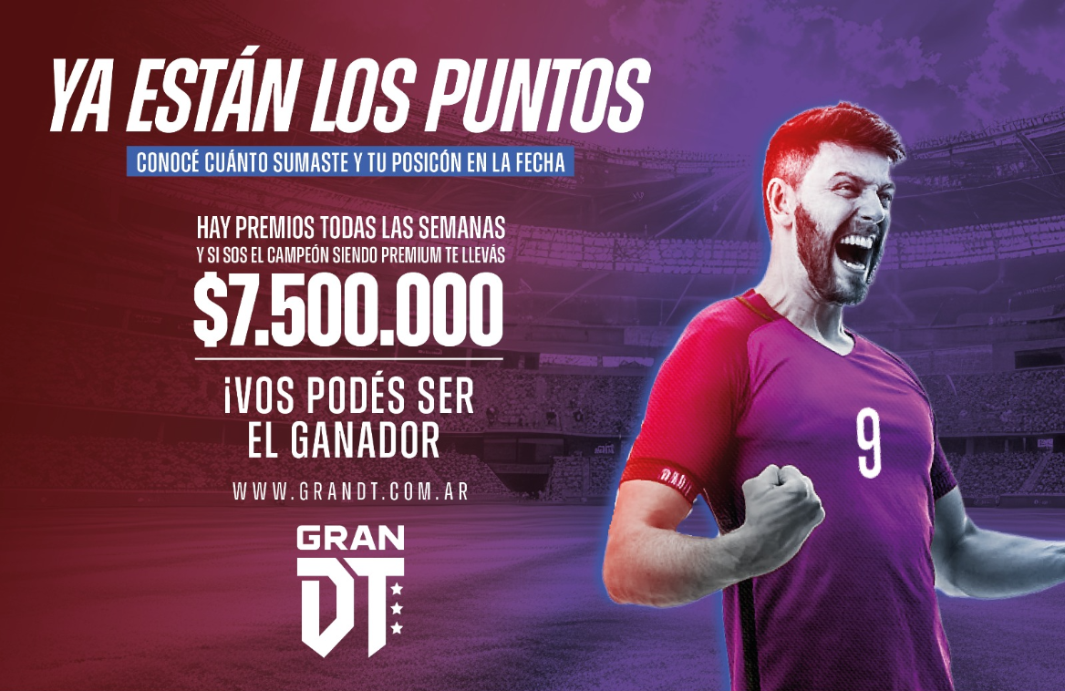 Gran DT — Ya están los puntos